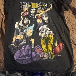 Anime Graphic Black Tee